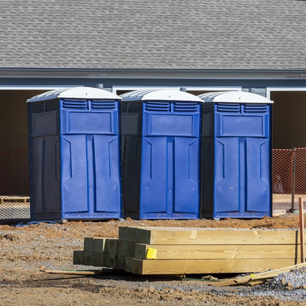 are there different sizes of portable restrooms available for rent in Vaughn New Mexico